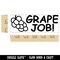 Grape Great Job Teacher Student School Self-Inking Rubber Stamp Ink Stamper